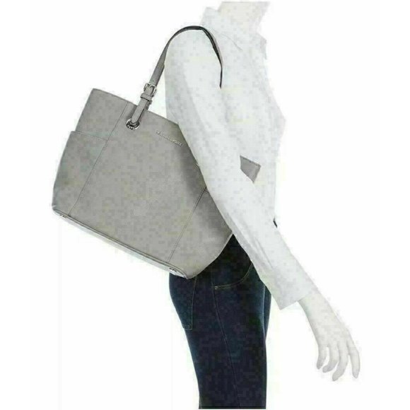 NEW MICHAEL KORS JET SET EAST WEST POCKET TOTE - Picture 3 of 4